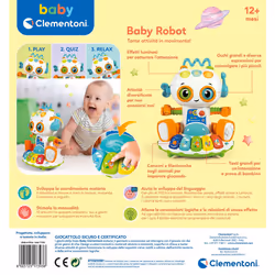 Clementoni Baby Baby Robot Merchandising Ufficiale