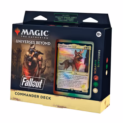 Magic: The Gathering Fallout Commander Deck - Scrappy Survivors (100-Card Deck, 2-Card Collector Booster Sample Pack + Access ...