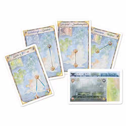 Days of Wonder | Ticket to Ride United Kingdom | Board Game Expansion Only | Ages 8+ | 2-5 Players | 30-60 Minute Playing time