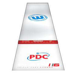 WINMAU Clearzone PVC Darts Mat with Integrated Oche Line