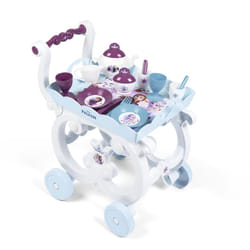 Disney Frozen 2 Pretend Play Kids Toy Tea Trolley Includes 17 Accessories Including Tea Set On Wheels, Play Cutlery and Removable Tray For Children