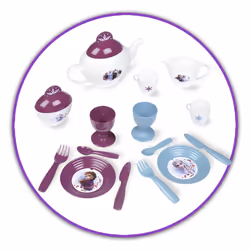 Disney Frozen 2 Pretend Play Kids Toy Tea Trolley Includes 17 Accessories Including Tea Set On Wheels, Play Cutlery and Removable Tray For Children