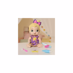 Baby Alive Lil Dreamer LaLa GooGoo Sleepy Baby Doll Set, Blonde Hair, Fun Sleepover Theme, Preschool Toys for Girls & Boys 3 Years & Up