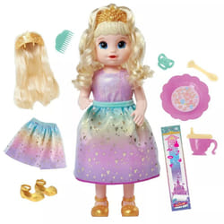Baby Alive Princess Ellie Grows Up! Interactive Baby Doll with Accessories, Talking Baby Dolls, Toys for 3 Year Old Girls and Boys and Up, Blonde