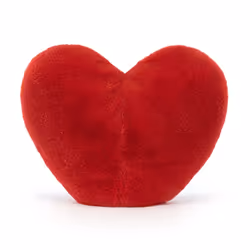 Jellycat Amuseable Large Red Heart Collectable Stuffed Plush Decoration