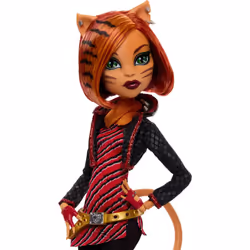 Monster High Boo-riginal Creeproduction Doll, Toralei Collectible Reproduction with Doll Stand, Diary, and Pet Saber-Tooth Tiger Sweet Fangs, HYV91
