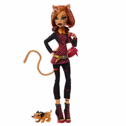 Monster High Boo-riginal Creeproduction Doll, Toralei Collectible Reproduction with Doll Stand, Diary, and Pet Saber-Tooth Tiger Sweet Fangs, HYV91