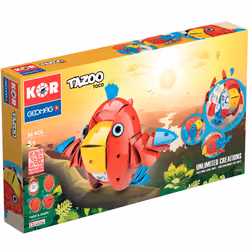 Geomag- KOR Tazoo Toco, 86 Pieces, 604