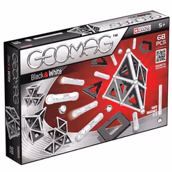 Geomag- 012 - Black & White, 68 Pieces