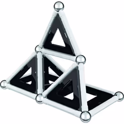Geomag- 012 - Black & White, 68 Pieces