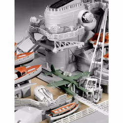 Revell 05040 Bismarck 1:350 Scale Unbuilt/Unpainted Plastic Model Kit