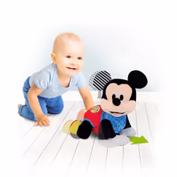 Clementoni- Baby Mickey Plush, Multicoloured (552566)