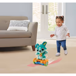 VTech Baby Play & Chase Puppy, Interactive Baby Toy with 2 Modes of Play, Baby Musical Toy with Songs, Sounds and Phrases, Baby Walker Suitable for