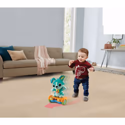 VTech Baby Play & Chase Puppy, Interactive Baby Toy with 2 Modes of Play, Baby Musical Toy with Songs, Sounds and Phrases, Baby Walker Suitable for