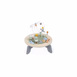 Janod J04402 Sweet Cocoon Wooden Activity Multi-Play Table Toddlers ? Fine Motor Development ? Non-Slip Feet ? Water Painted  ...