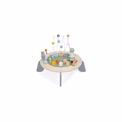 Janod J04402 Sweet Cocoon Wooden Activity Multi-Play Table Toddlers ? Fine Motor Development ? Non-Slip Feet ? Water Painted and FSC Certified ?