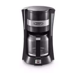 De'Longhi Filter Coffee Machine, 1.25 Liters, Auto shut off and Anti-Drip system, ICM15210.1 - Black