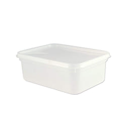 ACME Food Safe 2 Litre Ice Cream Container Tub with lids/Plastic Food Storage Container with Lids (10)