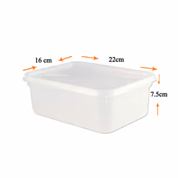 ACME Food Safe 2 Litre Ice Cream Container Tub with lids/Plastic Food Storage Container with Lids (10)