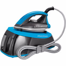 Russell Hobbs Steam Generator Iron, 1.3L Removable Water Tank, Stainless Steel Non Stick Soleplate, 110g Shot of Steam, 90g S ...