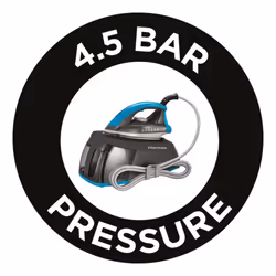 Russell Hobbs Steam Generator Iron, 1.3L Removable Water Tank, Stainless Steel Non Stick Soleplate, 110g Shot of Steam, 90g Steam Output, Cord