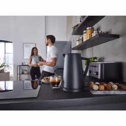 Swan SK14640BLKN Stealth Jug Kettle, Steamlined Design, Rapid Boil, 1.7L, 3000W, Matte Black