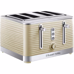 Russell Hobbs Inspire 4 Slice Toaster (Extra wide slots, High lift feature, 6 Browning levels, Frozen/Cancel/Reheat function ...
