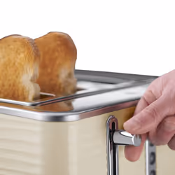 Russell Hobbs Inspire 4 Slice Toaster (Extra wide slots, High lift feature, 6 Browning levels, Frozen/Cancel/Reheat function with Blue LED