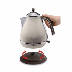 De'Longhi KBOV3001.BG Water Kettle, Plastic, 3000 W, 1.7 liters, Creme