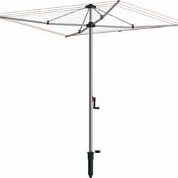 Vileda Supadry Hoist Rotary Dryer, Silver, 60m