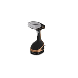 Tefal Access Steam+ Handheld Clothes Steamer, 1600W, 26 g/min Steam, No Ironing Board Needed, 2 Steam Levels, Sanitising Steam, Black & Rose Gold,