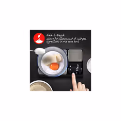 Heston Blumenthal Precision by Salter 1049A HBBKDR Digital Kitchen Scale ? Dual Electronic Baking Scale, Large 10kg Platform, Small 200g Precision