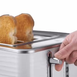 Russell Hobbs Inspire 4 Slice Toaster (Extra wide slots, High lift feature, 6 Browning levels, Frozen/Cancel/Reheat function with Blue LED