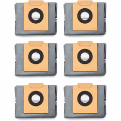 eufy 6-Pack Large Capacity Dust Bags Compatible with X10 Pro Omni Robot Vacuum and X8 Pro with Self-Empty Station