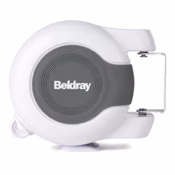 Beldray LA027016 Retractable Washing Lines - 2 x 13m Double Reel Clothesline, Extendable, Outdoor & Indoor Use, Naturally Dry ...
