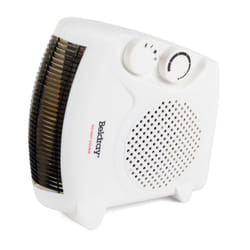 Beldray Electric Flatbed Fan Heater ? Upright Heater with 2 Heat Settings and Cool Air Function, Adjustable Thermostat, Overheat Protection, Dual