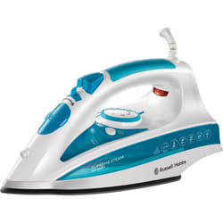 Russell Hobbs Steam Iron [2600W,210g extra steam boost, 70 g/min steam] Steam Glide Pro (300ml water tank, ceramic soleplate, self-cleaning & spray