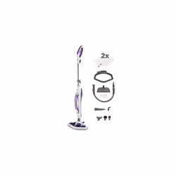 Polti Vaporetto SV440_Double 2- in-1 Steam Mop with Handheld Cleaner, Vaporforce Brush, 11 Accessories