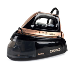 Beldray Steam Station Iron ? Steam Generator Iron, Detachable 1.2L Water Tank, Smooth Glide Soleplate, Powerful Steam Burst, Vertical Steam,