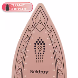 Beldray Steam Station Iron ? Steam Generator Iron, Detachable 1.2L Water Tank, Smooth Glide Soleplate, Powerful Steam Burst, Vertical Steam,