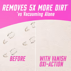 Vanish Gold Oxi Action Upholstery & Carpet Cleaner, Stain Remover Powder for Large Area Cleaning, 650g | Removes 3x More Dirt & Pet Hair vs Vacuuming