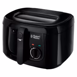 Russell Hobbs Electric Deep Fat Fryer, 2.5L capacity/can cook 1kg food, Carbon odour filter, Large observation window, Non-st ...