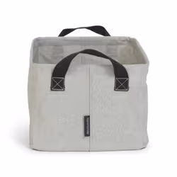 Brabantia - Foldable Laundry Basket - Multi-functional Storage - Folds Flat - Water Resistant Coating - Soft Lifting Handles - Large Volume - Grey -