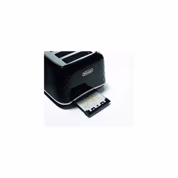 De'Longhi Brilliante 4-slot toaster, reheat, defrost & 6 browning settings, removable crumb tray, CTJ4003BK, Black