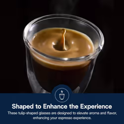 De'Longhi DLSC310 double-walled espresso glass set of 2, 2 pieces (pack of 1)