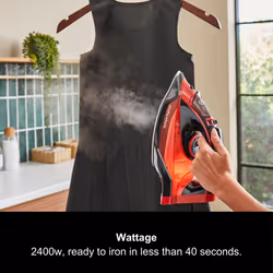 Morphy Richards EasyCHARGE Cordless Steam Iron, Non Stick Ceramic Soleplate, 130g Boost, 30g Output, 350ml Water Tank, Anti Drip and Scale, Auto