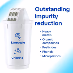 AQUAPHOR Filter Cartridge A5 2 Pack | Filters Limescale, Chlorine, Heavy Metals | 350L Clear Water | AQUALEN Technology for Better Tasting Food &