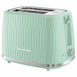 Russell Hobbs Eden 2 Slice Toaster (6 Browning settings, High lift feature, Frozen, reheat, cancel functions, Removable crumb ...