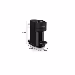 Nespresso Vertuo Next ENV120.BM, Capsule Coffee Machine, Single-Serve Pod Coffee Machine, 5 Cup Sizes, Centrifusion Technology, Welcome Set Included,