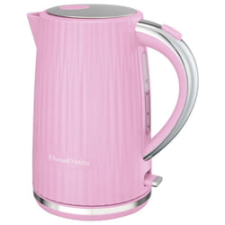 Russell Hobbs Electric Kettle (Hot Water, Tea or Coffee, 1.7L, Push to open lid, Perfect pour spout, Removable washable filter, Illuminated switch,